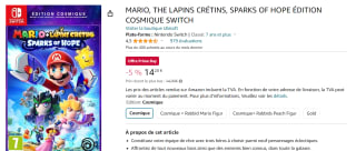 Mario + Rabbids: Sparks of Hope - Cosmic Edition voor €14,32 met Amazon Prime