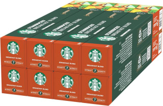 Pack 80 cápsulas STARBUCKS Breakfast Blend de Nespresso por 18,64€