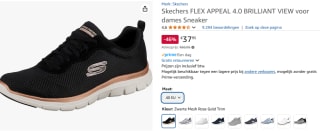 Skechers Flex Appeal 3.0-First Insight Dames Sneakers voor €37,95 bij Amazon