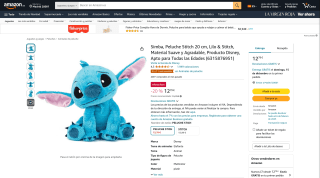 Peluche Stitch por 12,79€
