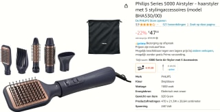Philips Bha530/00 Krul-En Stijltang 5000 Series voor €47 bij Amazon