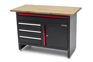 HBM 120 cm Werkbank met 4 Laden voor €249,99 bij HBM Machines