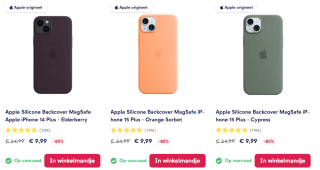 Tot 85% korting op Apple hoesjes bij Smartphonehoesjes