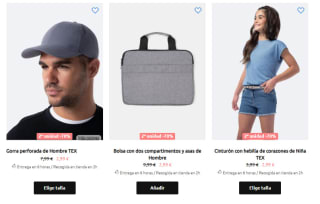 70% descuento + envío gratis ropa Carrefour