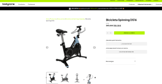 Bicicleta Bodytone Ds16 por solo 127,50€