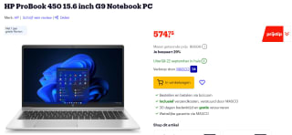 HP ProBook 450 G9 6A136EA voor €574,75 bij Bol.com