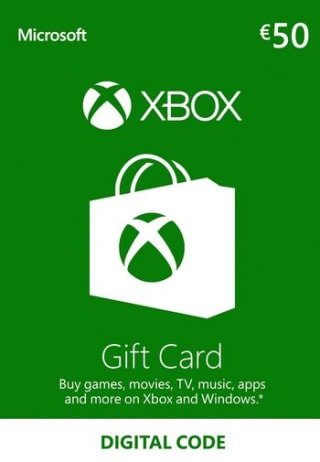 Xbox Gift Card t.w.v. €50 voor €42,49 dmv code bij Eneba