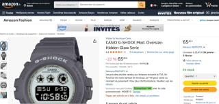 Montre Casio G-Shock Mod. Oversize-Hidden Glow Series à 65,40€