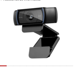Logitech HD Pro Webcam modelo C920 por 51,98€