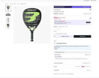 Pala Bullpadel Vertex 02 2021 por solo 76,46€ (Nuevos usuarios 30,58€)
