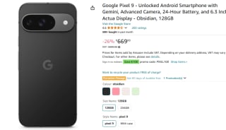 Google Pixel 9 de 12GB/128GB por 569€