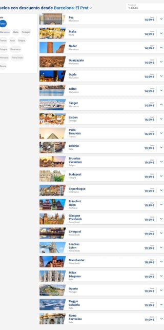 Vuelos San Valentín con Ryanair desde 24,99€.