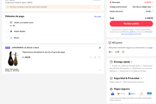 Paleta 5J 100% ibérica por solo 148,99€