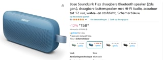 BOSE Soundlink Flex II Bluetooth speaker Blue Dusk Bluetooth-speaker voor €158,78 bij Amazon