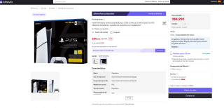 PS5 Slim Digital 1TB por solo 384,99€