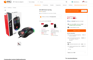 MSI M99 Ratón Gaming por solo 9,99€