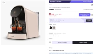 Cafetera de cápsulas marca PHILIPS L’Or Barista original Cafetera de cápsulas por 35,96€