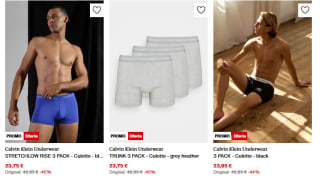 Pack 3 boxers Calvin Klein por solo 20,18€