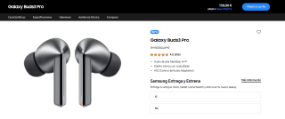 Samsung Galaxy Buds3 Pro por 132,05€