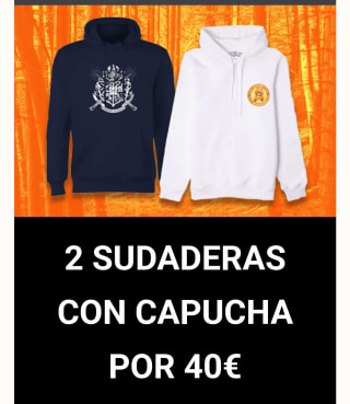 2 sudaderas frikies por 40€