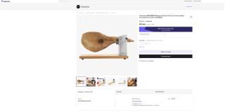 Jamonero Bergner Masterpro Madera a 39,95€