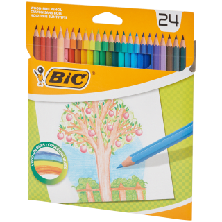 BIC Kleurpotloden of stiften 24 stuks voor €2,98 bij de Action