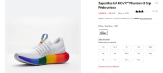 Zapatillas UA HOVR Phantom 3 Slip Pride unisex por 55,97€