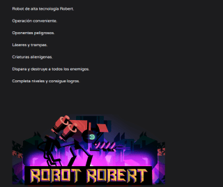 Gratis videojuego Robot Roberto desde indegalia