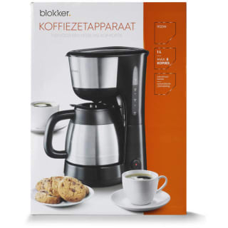 Blokker Koffiezetapparaat met Thermoskan - 1 Liter - voor Filterkoffie voor €29,99 bij Blokker