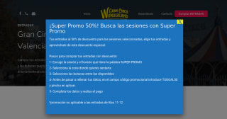 Gran Circo Wonderland a mitad de precio