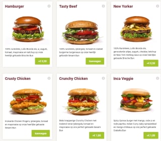 Gratis burger bij aankoop van minstens €9,95 bij Burgerme