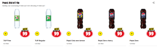 Alle Pepsi, Sisi of 7-Up 1.5 L voor €0,99 bij Dirk