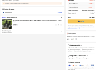 Pack 2 Tumbonas Plegables Multiposiciones Jardin/Terraza por solo 50,53€