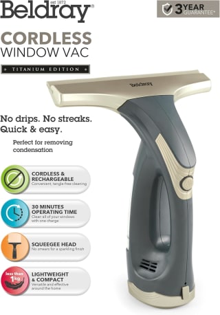 Beldray BEL0749 Draadloze oplaadbare Ruitenreiniger voor €16,99 bij de Action