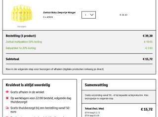 Zwitsal Baby Zeepvrije Wasgel 6 x 400ml voor €15,72 bij Kruidvat
