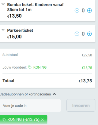 Plopsa kortingscode voor 50% korting bij alle Plopsa(qua) Parken