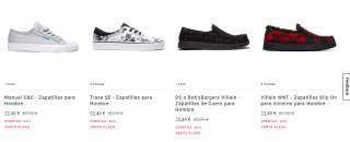 Descuento EXTRA 25% + 10% newsletter en la tienda DC Shoes ofertazas