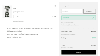 20% korting op alles bij Vila