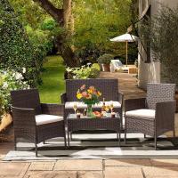 Conjunto muebles terraza sillones, sofá y mesa ratán por 155,79€ (143,79€ cuenta nueva)