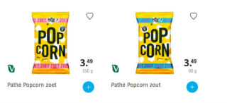 Pathé Thuis film gratis bij aankoop van Pathé Popcorn bij de AH