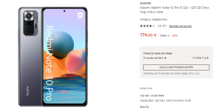 Móvil Xiaomi Redmi Note 10 Pro de 8GB/128GB por 174,95€