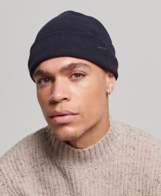 Gather a Superdry men's organic cotton vintage logo beanie at eBay for £6