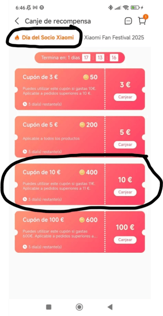 Nuevos cupones Tienda Xiaomi hasta 100€ descuento