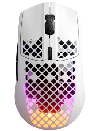 Ratón gaming - SteelSeries Aerox 3 Wireless 2022 Edition, Inalámbrico, Bluetooth, 18000 CPI, RGB, IP54 por 59.99€