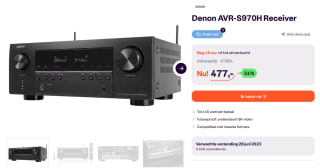 Denon AVR-S970H Receiver voor €477 bij iBood