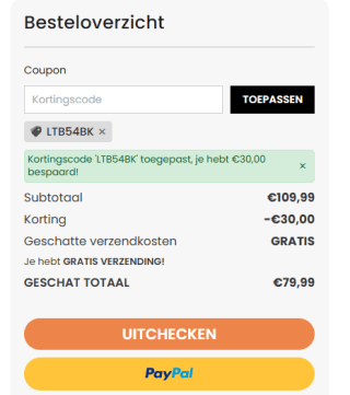 SONGMICS Vuilnisbak met 3 compartimenten voor €79,99 dmv code