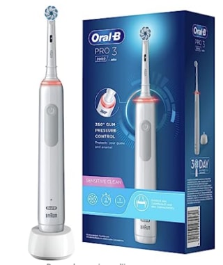 Brosse à dents électrique Oral-b Pro 3 sensitive clean à 62,79€