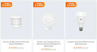 Descuento de hasta un 17% en iluminación para el hogar en Xiaomi