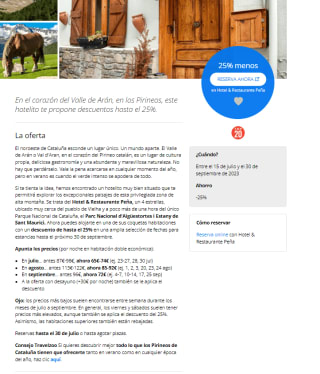 -25% en Hotel & Restaurante Peña