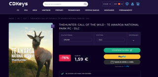 Juego theHunter: Call of the Wild™ - Te Awaroa National Park por 1,59€